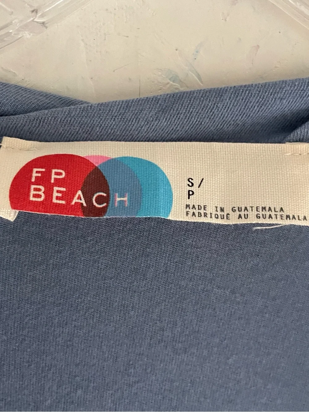 NWT Free People FP Beach Montauk Midi Dress Blue Relaxed Boho Oversized S